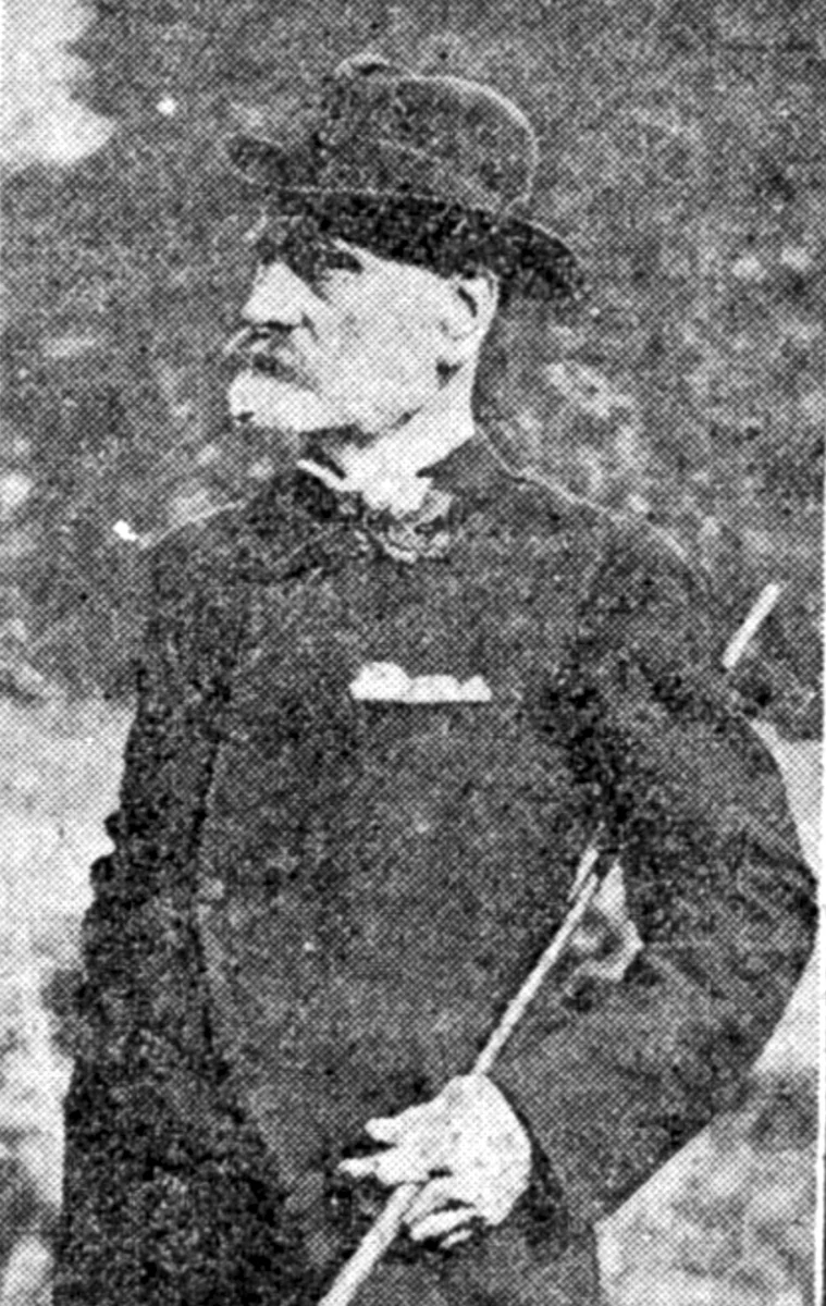 Ebenezer Cobb Morley, founder of the Football Association, photographed in 1913