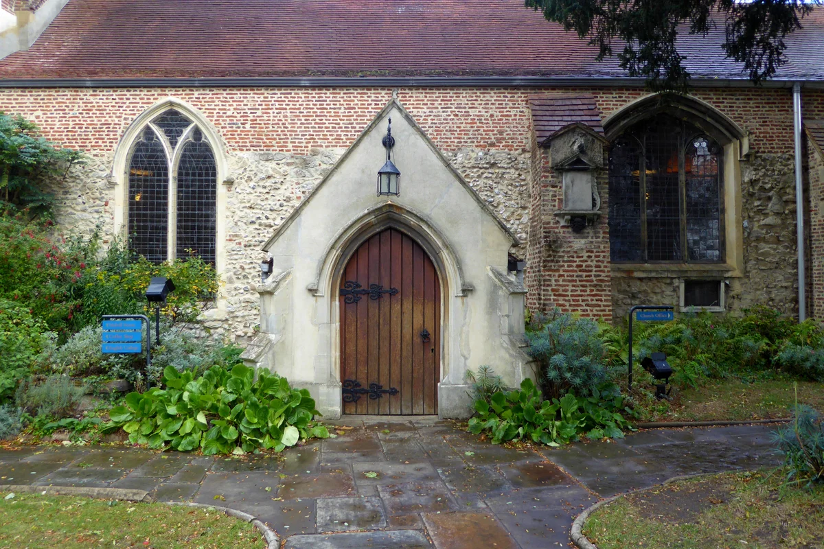 Entrance to St Mary’s Church, Barnes